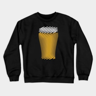 Beer Glass (Beer Drinker / Pale Ale / Scribble) Crewneck Sweatshirt